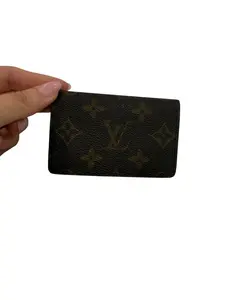 Pre-owned Louis Vuitton Coated Canvas Card Holder Monogram RA1920