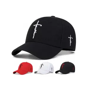 Personalized Men Letter Arc Cross Embroidery Baseball Cap Outdoor Sports Adjustable Sun Protection Casual Hat Spring Autumn Travel Vacation Fashion Accessories Snapback Black Caps
