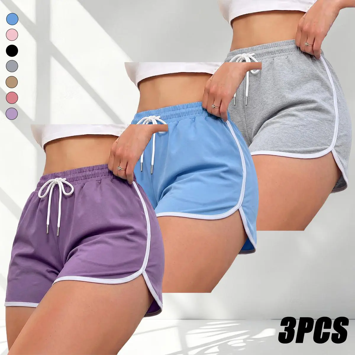 Purple + Blue + Light Gray