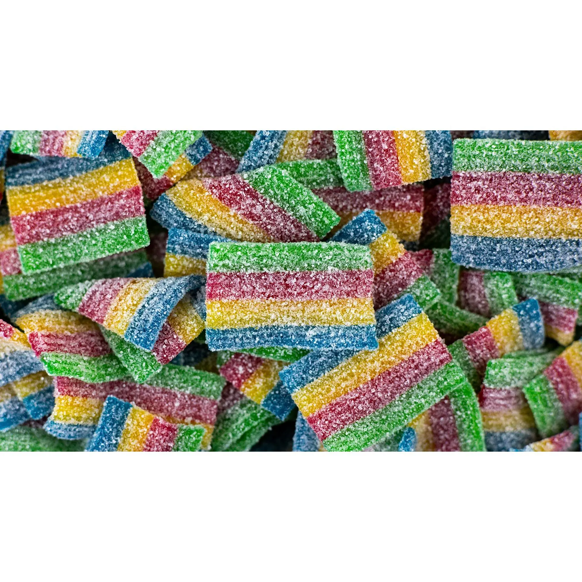 Sour-ish Rainbow Bites Sour-ish Rainbow Bites