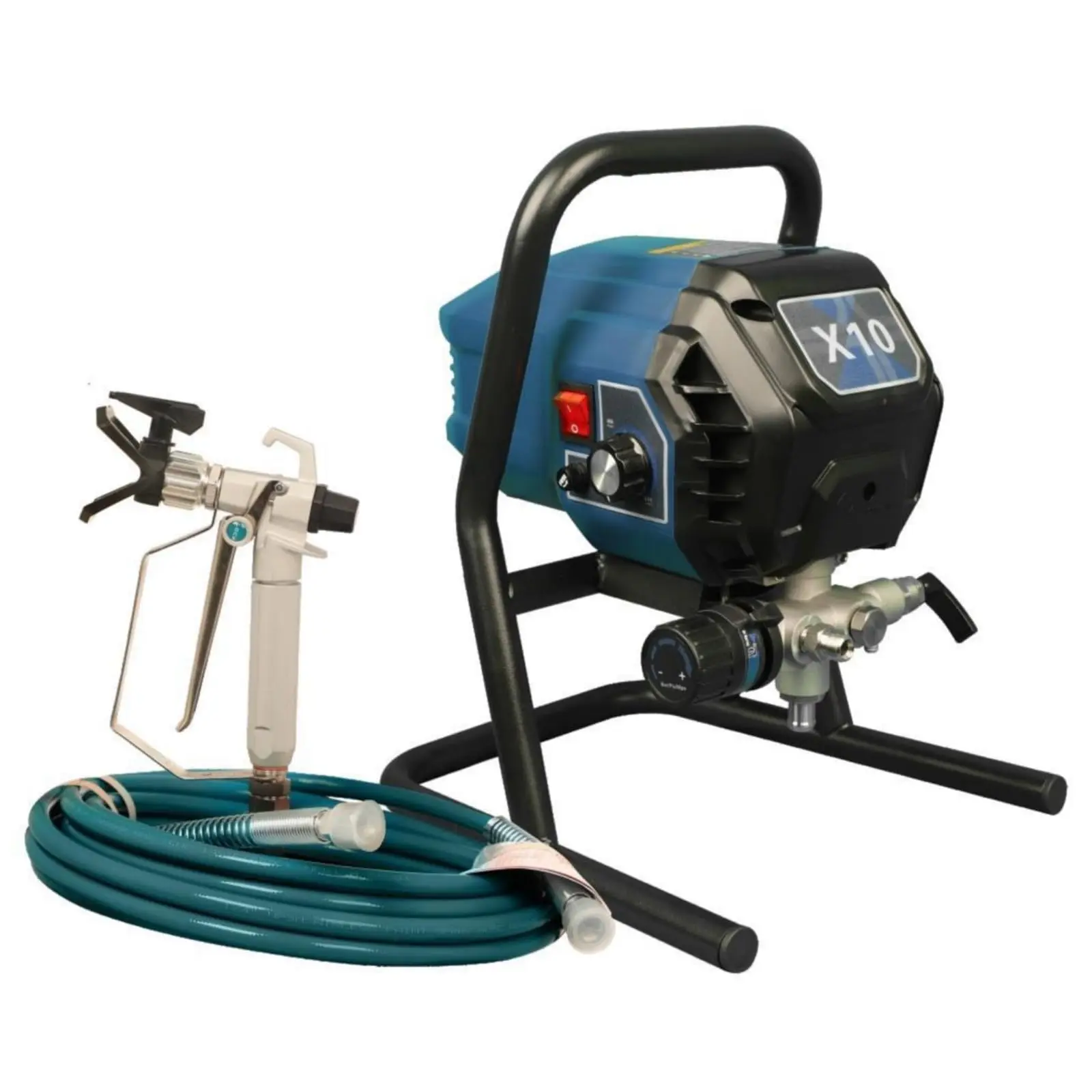 GAOMON 2900PSI Stand Airless Paint Sprayer, 700W High Efficiency Electric Airless Sprayer, 4 Modes & Stepless Control, 0.39GPM Handheld Paint Sprayer with Rod & Kits for Indoor/Outdoor DIY