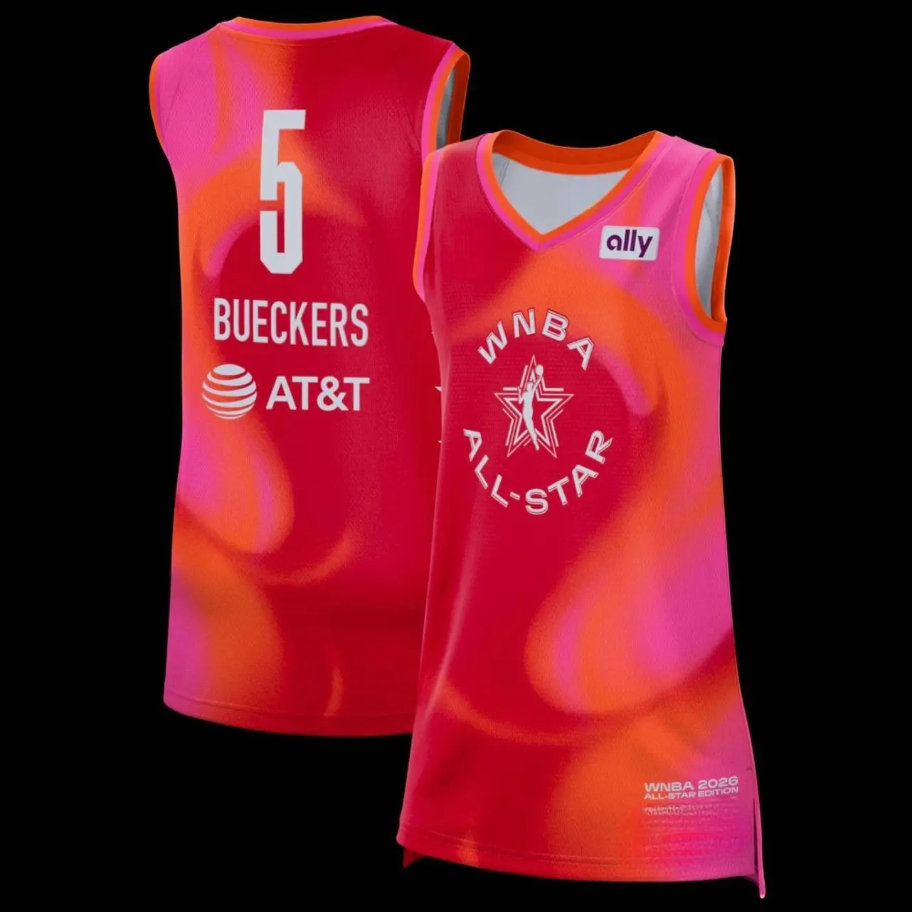 Unisex Basketball Bueckers 5 Team 2026 All-Star Game Victory Jersey - Red