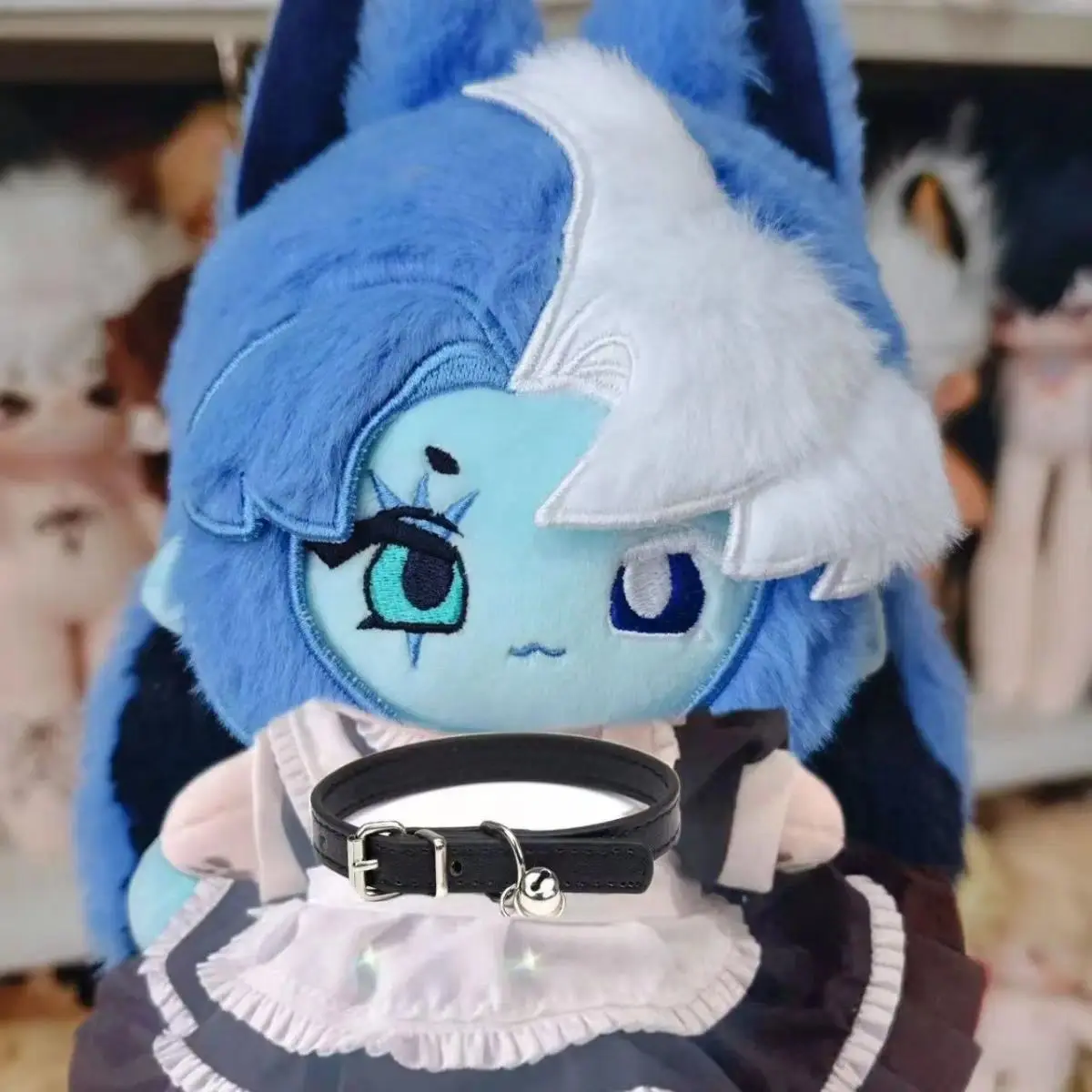 20cm Game Cookie Run Kingdom Shadow Milk Cookie Cute Dress-up Dolls Cartoon Stuffed Plush Doll Toys Children's Fans Gift TO