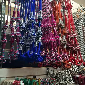 Riendas charras gruesas en diferentes colores y botones grandes