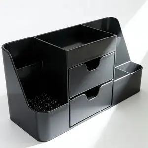 Simple Men's Storage Box, Durable Storage Organizer, Dual-Layer Drawers, Bottom Ventilated Holes, Prevents Humidity, Perfume & Cosmetic Organizer, Makeup Organizer Box, Bathroom Vanity, Bedroom Gift