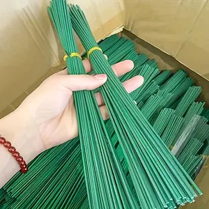 100pcs Simulation Flower Plant Stem Iron Wire Handmade DIY Material Accessories
