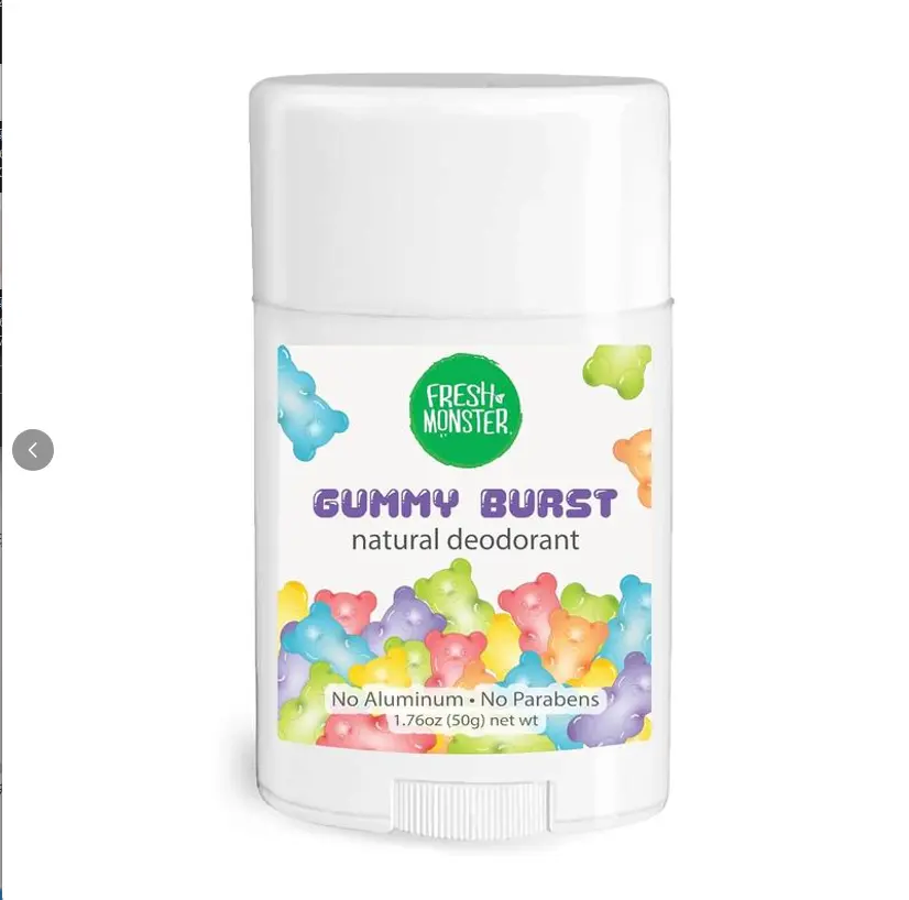 Beach Breeze Natural Non Toxic Deodorant for Kids & Teens - Aluminum-Free, Paraben-Free, Hypoallergenic, 24-Hour Protection, 1.76 oz - Body Care