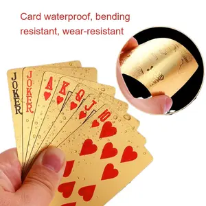 Professional Plastic Playing Cards Set: Waterproof, Non-Slip & Durable Magic Performance Cards, Ideal for Camping, Dorm Games, Travel, and Party Entertainment. Classic Deck for Indoor & Outdoor Activities.
