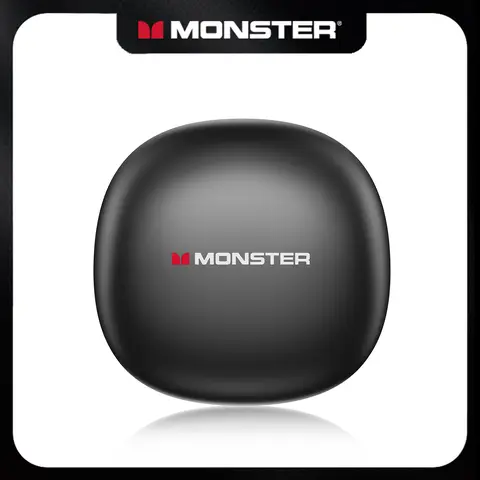 Monster Ear Buds - Bluetooth Headphones with Zero‑Gravity Titanium Ear‑Hook Design, Noise Isolation, 100H Playtime Wireless Earbuds Headset Bluetooth 6.0, IPX8 Waterproof, Ideal for Electronic Gifts for Men and Women,techvibes