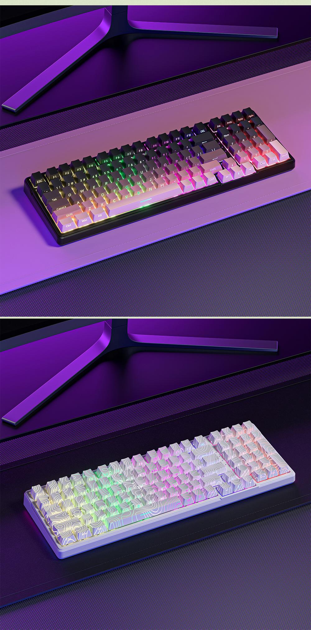 FURYCUBE K99 Pro Wireless Creamy Mechanical Keyboard Bluetooth 2.4G Tri-Mode Side Engraved Gaming For Laptop Computer 99 Keys RGB PBT Keycaps 3/5 Pin Hot key cappuller Custom RGB Mini Gaming Keyboard keyboard Gifts FURYCUBE K99 Pro Wireless Creamy Mechanical Keyboard Bluetooth 2.4G Tri-Mode Side Engraved Gaming For Laptop Computer 99 Keys RGB PBT Keycaps 3/5 Pin Hot key cappuller Custom RGB Mini Gaming Keyboard keyboard Gifts