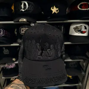 1:1 Rude Awakenings la última cena Snapback Hat with Embroidered Design and Adjustable Fit for Stylish Outfits