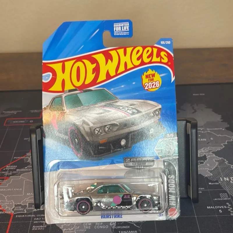 Hot Wheels Vairstrike ZAMAC Collectible Toy Car, Classic Model Vehicle for Kids & Hobby Enthusiasts, Toys