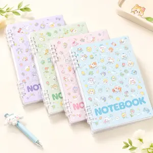 Aesthetic Floral & Animal – Cute Lined Journal, Spiral Bound Notepad, 120 Pages, A5/B5 for Note Taking, Writing, School & Office Supplies