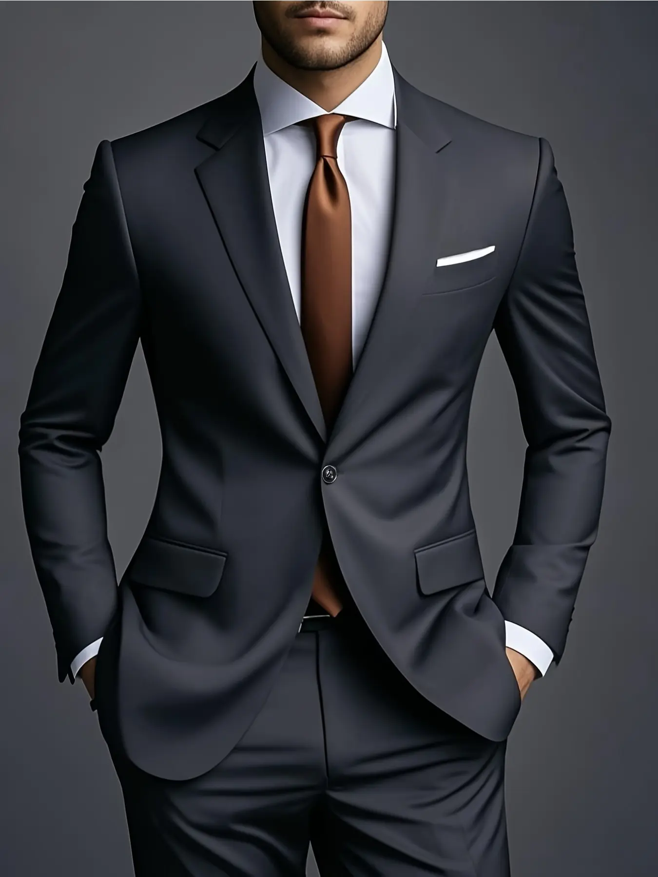 [Elitefit]Men'S Formal Slim Fit Business Suit 2pcs, Business Suits Set, Business Formal Wear, Suit Jacket And Trousers with Single Button Suitable for Interview, Business Professional Occasions And Business Casual for Everyday Life And Party