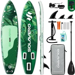 Stand Up Paddle Board 11' Inflatable SUP for Adults, Blow Up Paddle Board with Non-Slip EVA Deck 500LB Capacity Wide Board for All Skill Levels summerwins