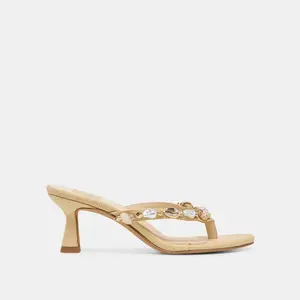 Dolce Vita DAKSIE HEELS LT NATURAL RAFFIA