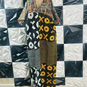 Ankara Bubu - Colorful Boho Style Dress with Unique Patterns