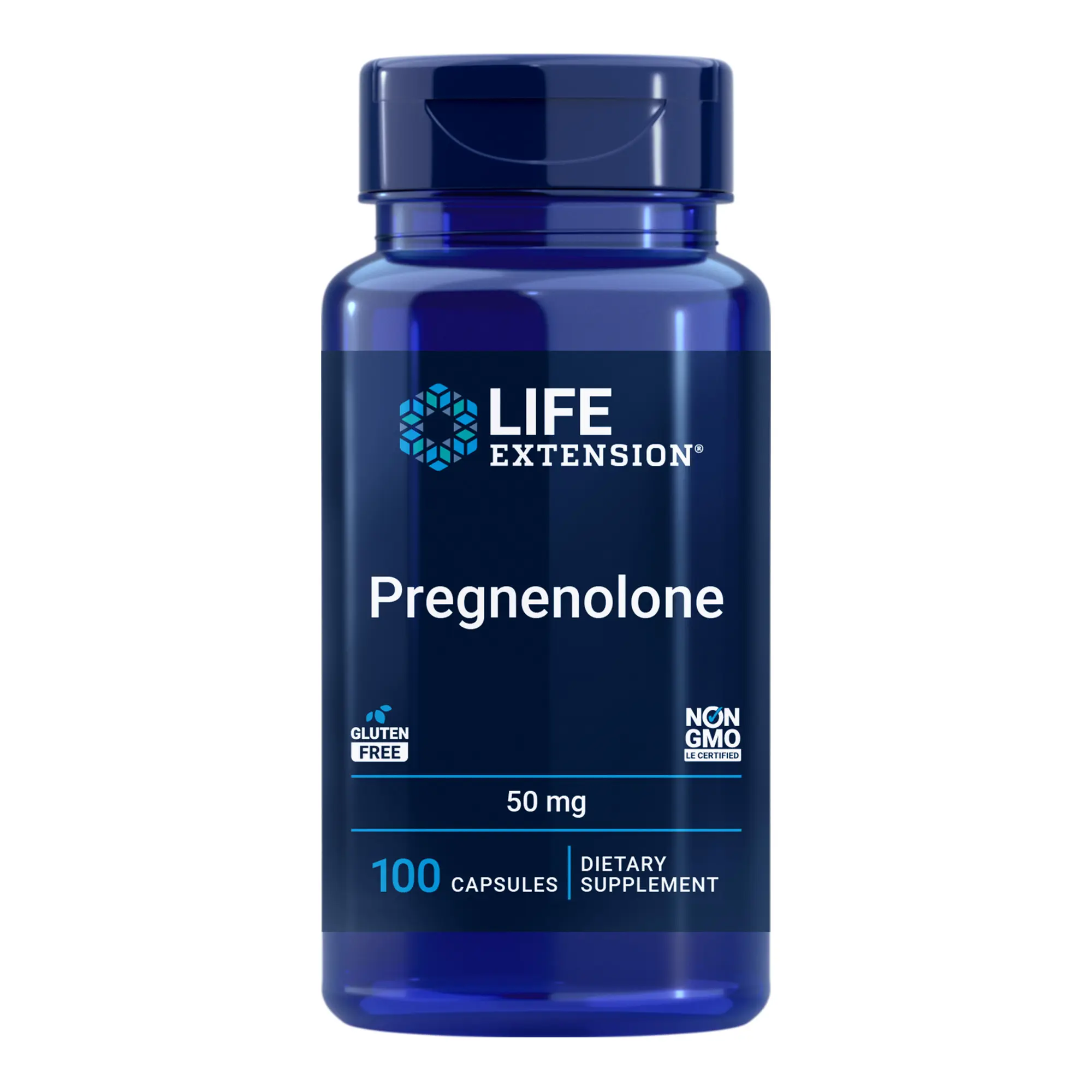 Life Extension Pregnenolone 50 MG, 100 Capsules