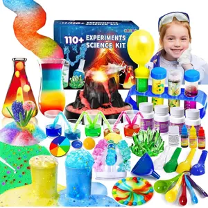 110+ Science Experiments Kits for Kids, Science Projects STEM Activies Toys Gifts for Boys & Girls, Volcano Eruption, Chemistry Set and More Scientist Educational Toys