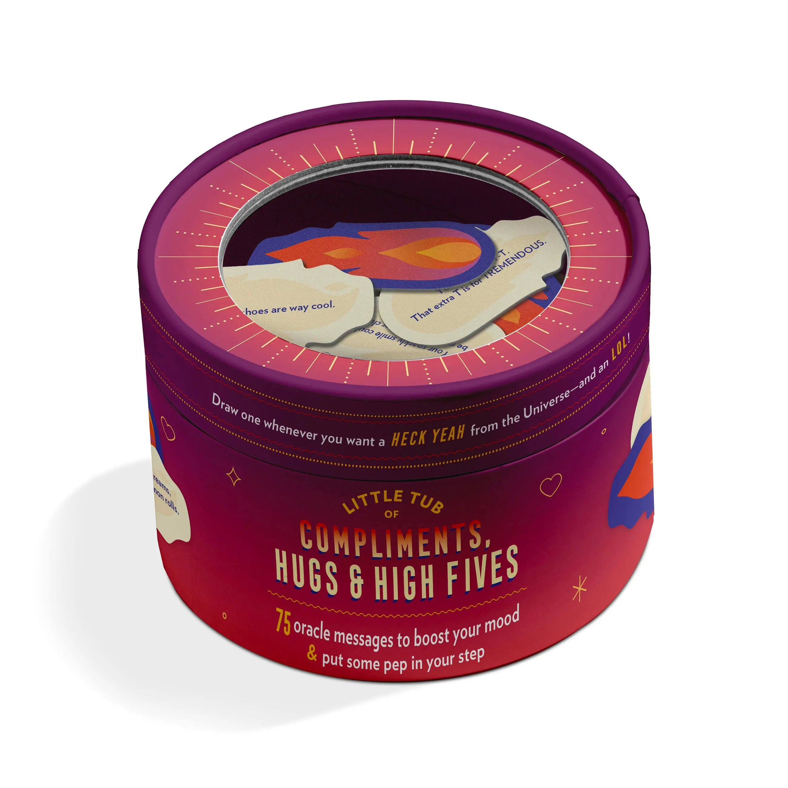 Little Tub of Compliments, Hugs & High Fives