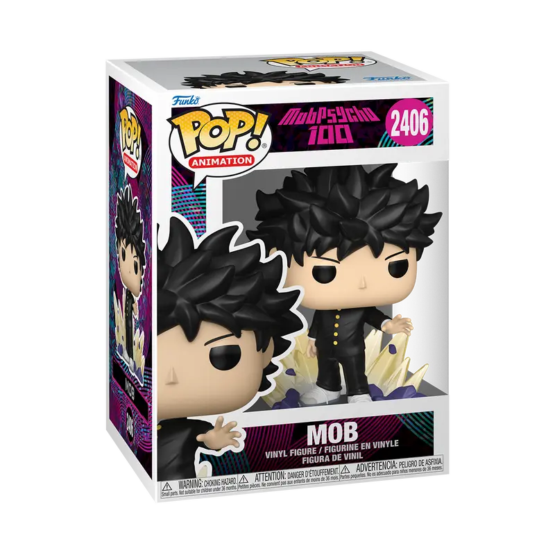Funko Pop! Mob Psycho 100 - Mob (Shigeo)(Non-Chase) #2406 Collectible Pop Vinyl Figure