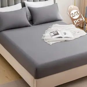 Soft Fleece Bed Sheet Sets 2/3pcs, Cozy Mattress Protector for Fall & Winter, Deep Pocket Design, for All Sizes, Breathable Durable Sheets