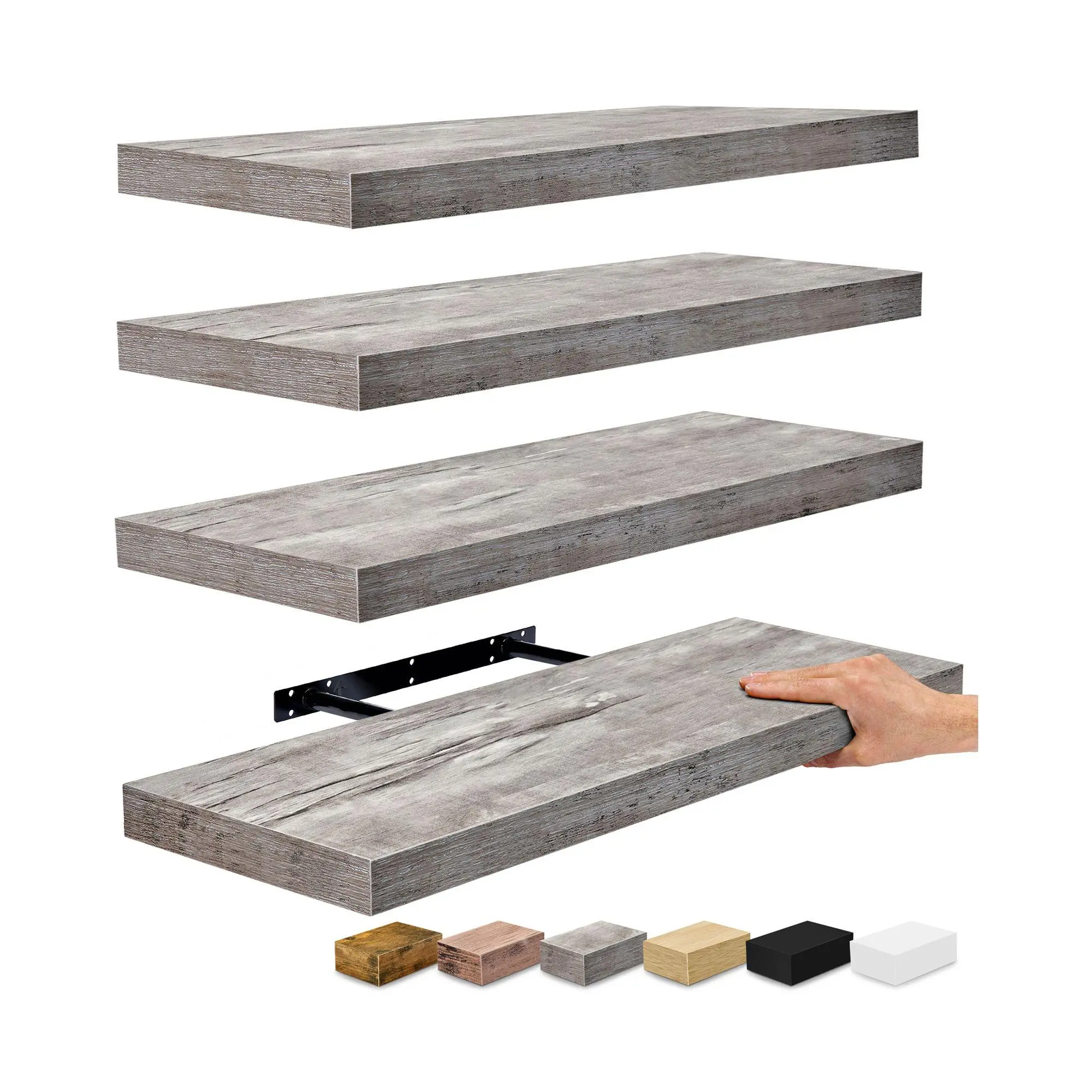 Sorbus Floating Shelves Wall Mounted (4 Pack)