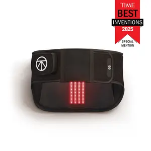 Therabody ThermBack LED – 4-in-1 Back Wrap With Heat, Far infrared, Vibration and LED Light Therapies For Lower Back Pain Relief