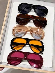 Women's Vintage Multi-Color Sunglasses Set, Perfect for Dating, Afternoon Tea Parties, Music Festivals, Casual Style