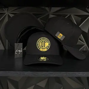 Toluca SnapBack hat-black