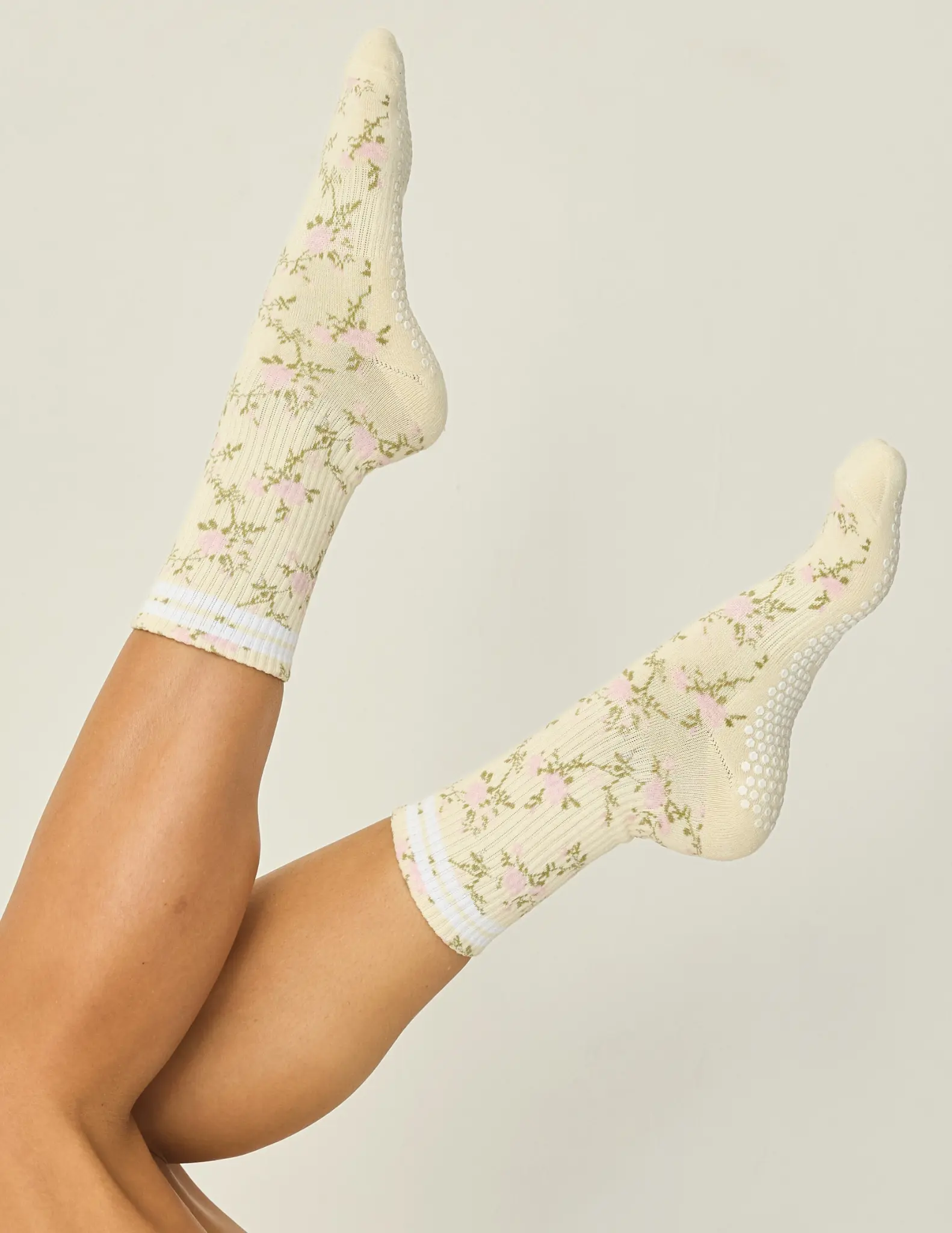 The Floral Grip Sock