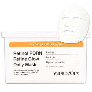 Papa Recipe Retinol PDRN Refine Glow Daily Mask (30 Sheets)