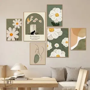 Set of 6 Wall Decals – Nice Decoration – Wall Arts for Bedrooms, Living Rooms, Nice Home Decorations