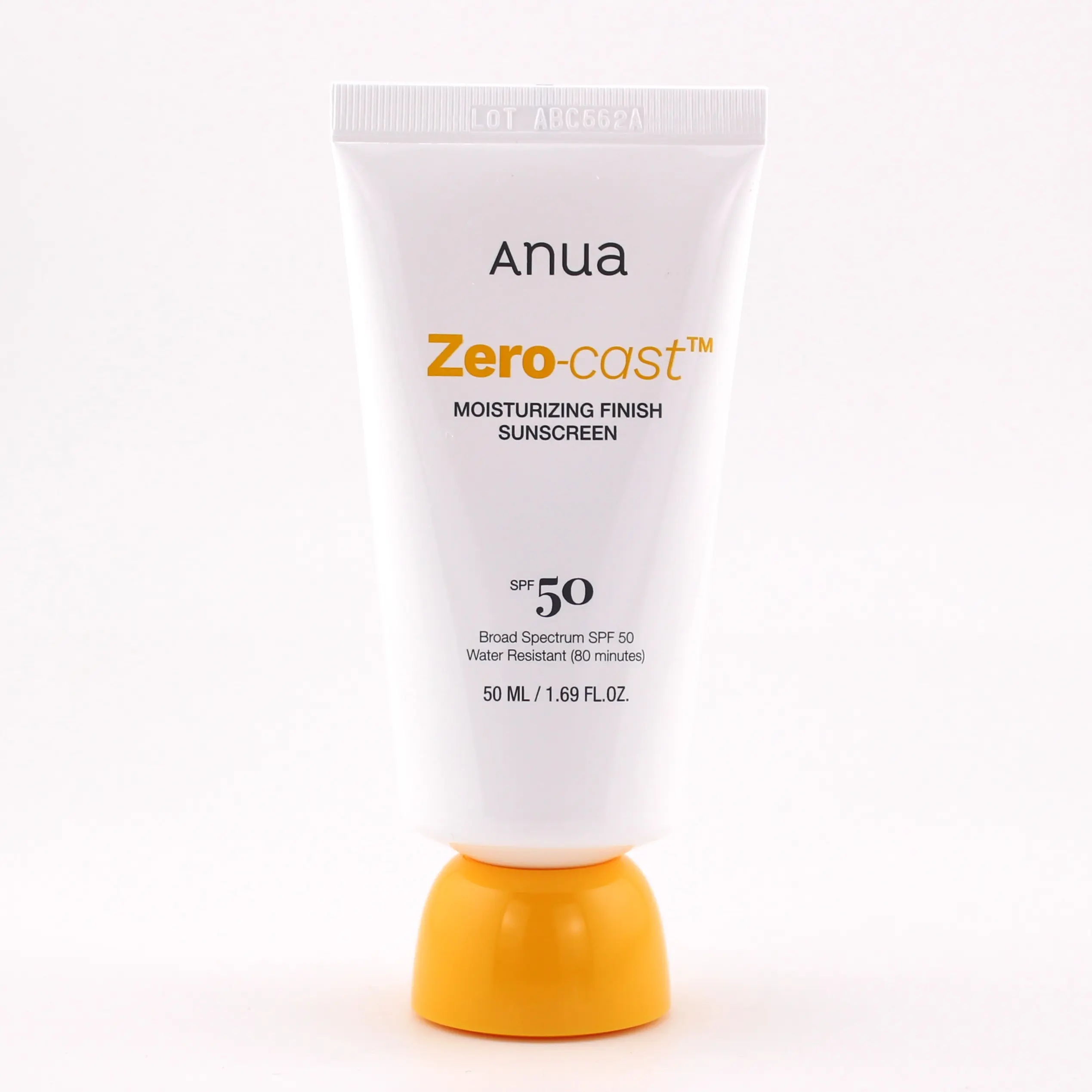 Anua - Zero-Cast Moisturizing Finish Sunscreen SPF 50 (50ml)