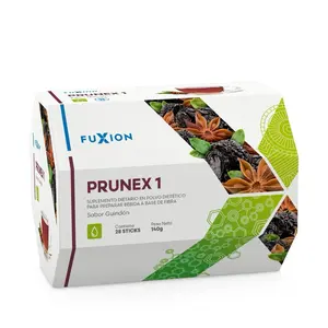 FuXion Prunex 1 Detox Tea - Plum Flavor, 28 Sticks (1-2 Daily), Natural Beverage Fiber Sugar Drink, Promotes Digestive Health