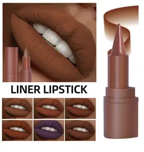 Matte Velvet Red Lip liner-Long Lasting Waterproof Lip Liner, Smooth LipStick Suitable for Girls & Women All Occasions Lip Cosmetics