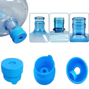 3-Pack Reusable Silicone Spill-Proof Lids for 3 & 5 Gallon Water Jugs - Universal Leakproof Caps for Home, Office & Outdoor Water Dispensers