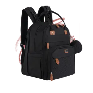 BabbleRoo Original Extra Large Diaper Bag | Expandable Baby Bag with Up to 50% More Capacity | Travel Essentials Baby Bag Tote with Changing Pad | Stroller Straps & Pacifier Case - Unisex - XL Size