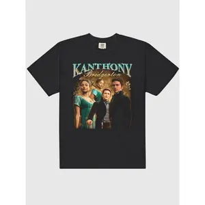 Netflix Bridgerton Unisex Graphic T-Shirt – Kanthony, Lady Whistledown Social Club & Benophie Designs, Soft Cotton Fan Apparel