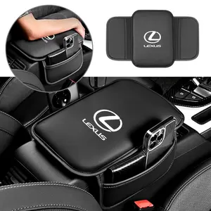 PU Leather Car Armrest Box Pad Auto Armrest Mat Armrest Storage Tray for Lexus ES300 RX330 RX300 GS300 IS250 IS200 CT200h IS300 NX RX LX GX GS Accessories