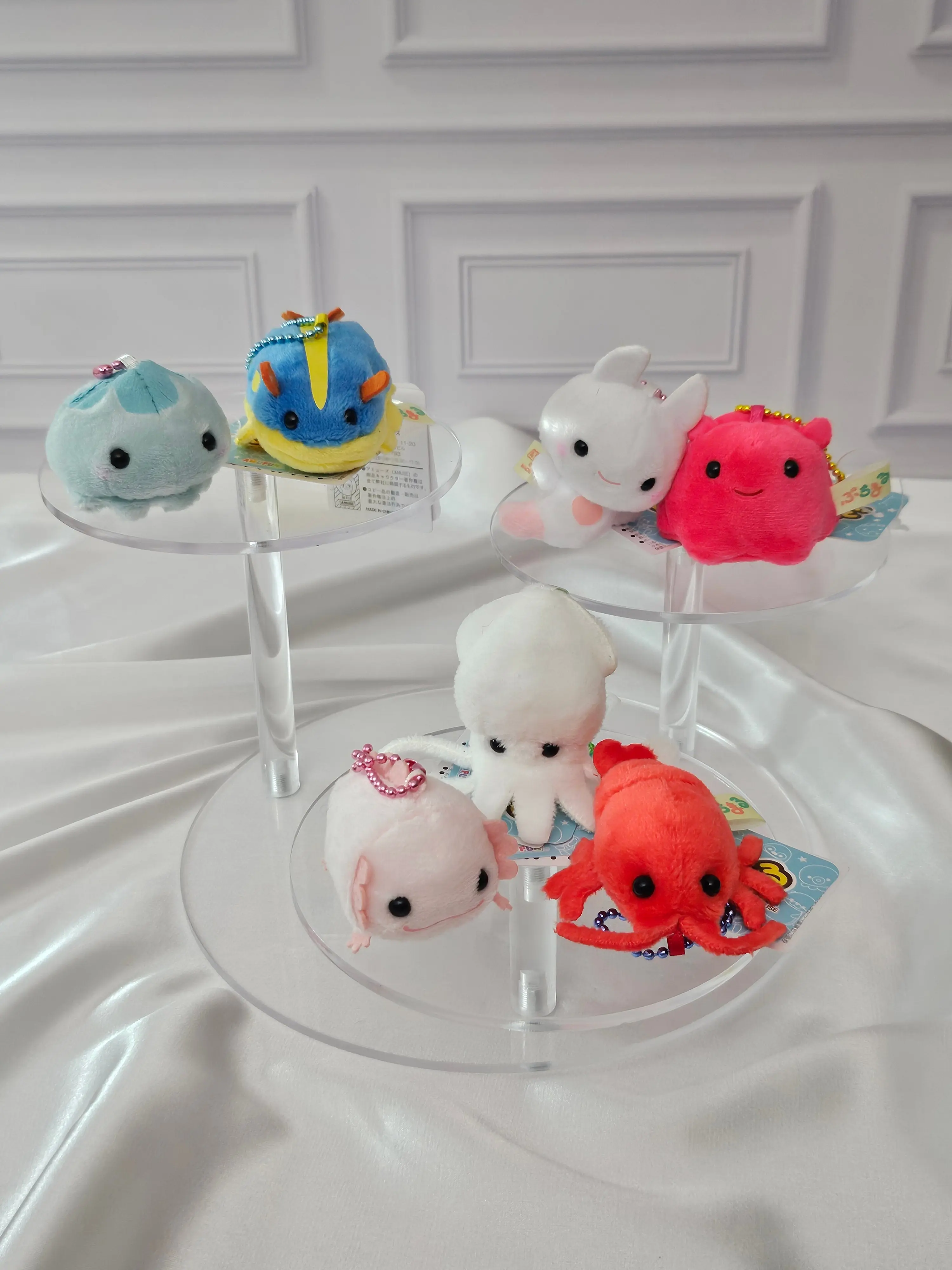 Sea Critters - Puchimaru - Mini Animal Bean-filled Plush Keychain