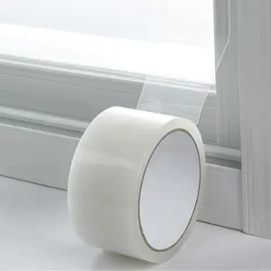 Waterproof Seal Strip Tape, Adhesive for Draft Stopper & Soundproofing Windows, Easy Application Water Resistant Window Insulation Film Adhesive Strips for Home