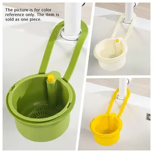 Adjustable Wall Mounted Kitchen Sink Basket - Hanging Basket for Draining Debris, Space Saving Countertop Organizer, Kitchen Sink Drain Basket