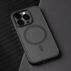 Magnetic Phone Case for iPhone 17 16 15 14 13 12 11 Pro Max 16 Plus 16E,Magsafe Compatible Shockproof Bumper Cover with Raised Camera & Lens Protection, Anti-Fingerprint & Anti-Scratch Slim Fit Design,iPhone 17 Pro Max Cases