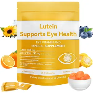 Lutein & Zeaxanthin Eye Health Gummies| 6 Super Nutrients For Blue Light Protection, Eye Fatigue Relief & Visual Acuity| Blueberry Flavor, 60ct