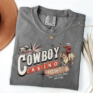 Comfort Color Vintage Rodeo Shirt, Retro Western T-shirt, Country Music Outfit, Retro Western Tee, Cowgirl Gift, Country Concert