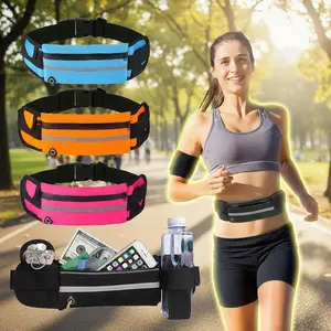 Waterproof Shockproof Sports Waist Bag, Body-Fit Design, Holds Phone and Water Bottle, Outdoor Cycling Trail Running Essential Runners