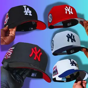 New Era LA Dodgers & NY Yankees 9FORTY Hat Soft Breathable Cotton Adjustable Fit Metal Buckle Closure Trendy Fashion Accessories for Men Women United States Design