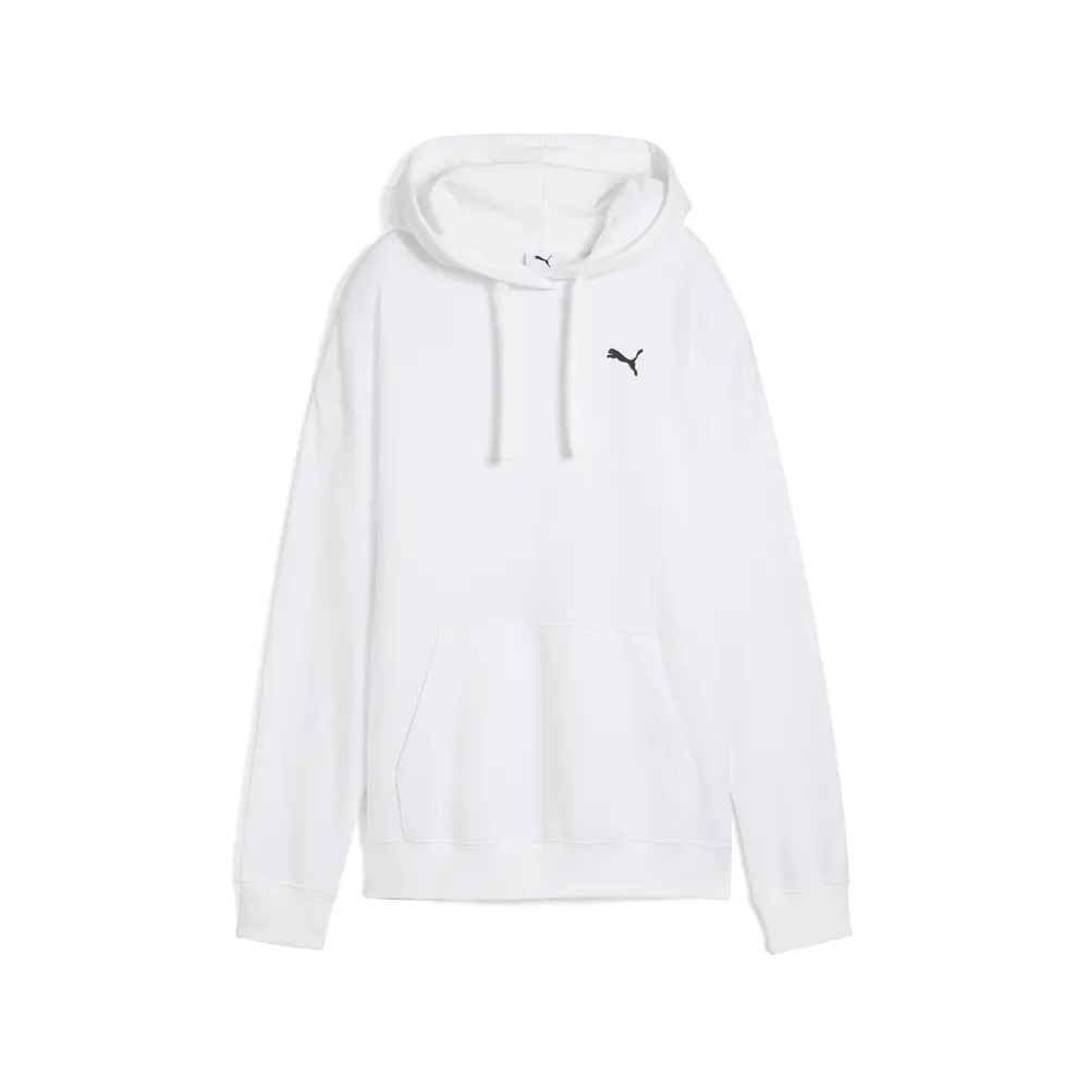 PUMA Womens Essentials Relaxed Hoodie Casual Outerwear Casual - White