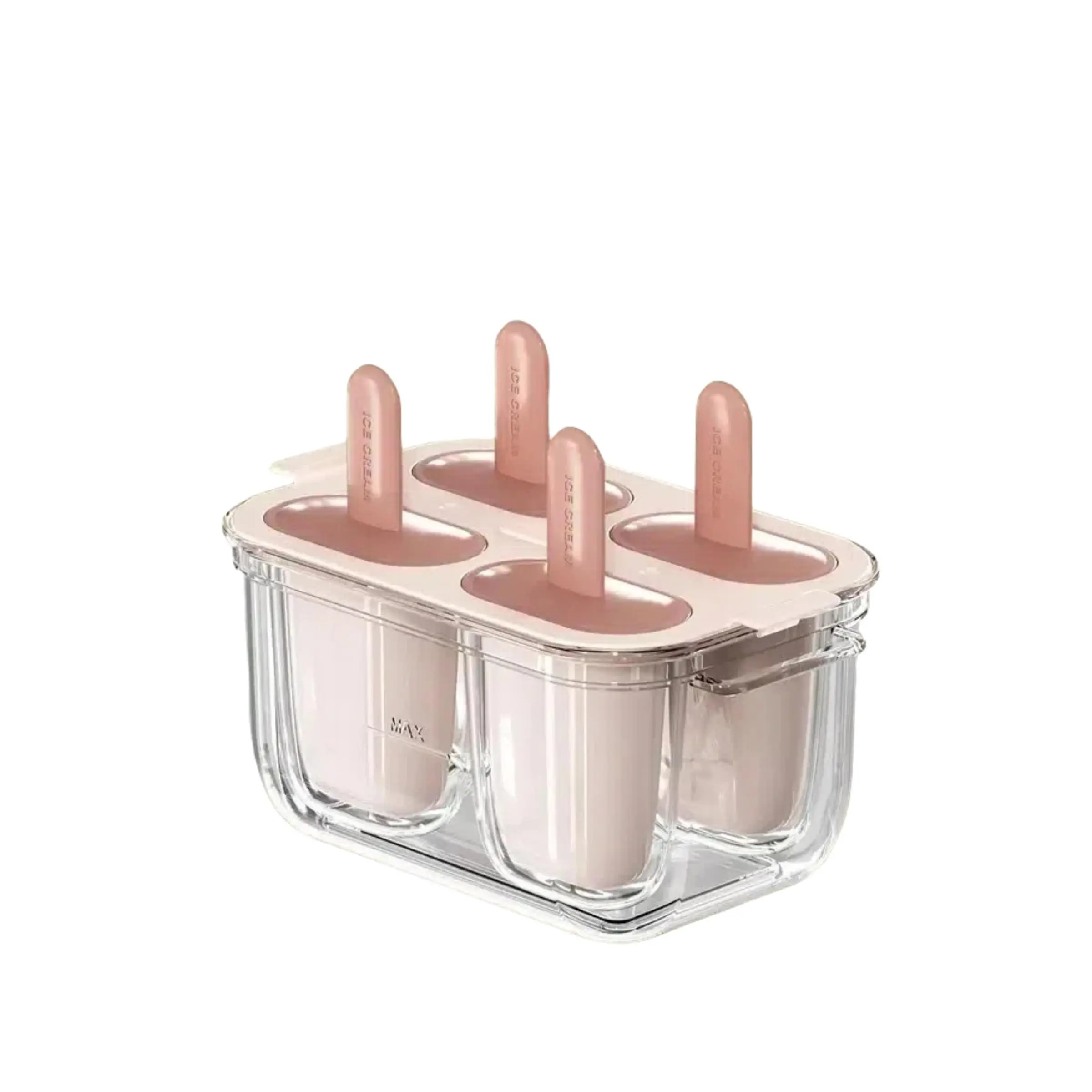 Easy Release Ice Pop Maker Set, Create 4 Leak-proof Popsicles, Durable Bpa-free Plastic, Easy To Use with Warm Water, Perfect for Homemade Treats, Popsicle Mold, Fruit Friendly, Kitchen Gadgets, Kitchenware, Stick